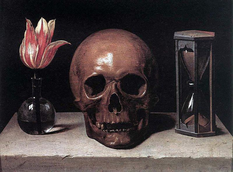 Philippe de Champaigne Still-Life with a Skull Sweden oil painting art